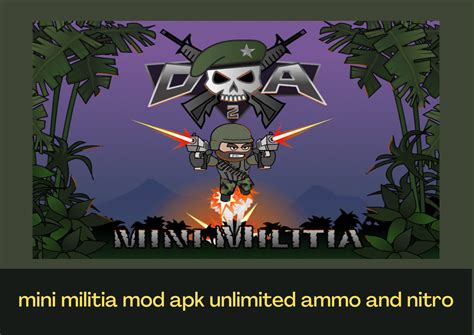 mini militia 3.0.27 unlimited ammo and nitro|Download Mini Militia 3 MOD APK 2023 Unlimited Ammo & Nitro.